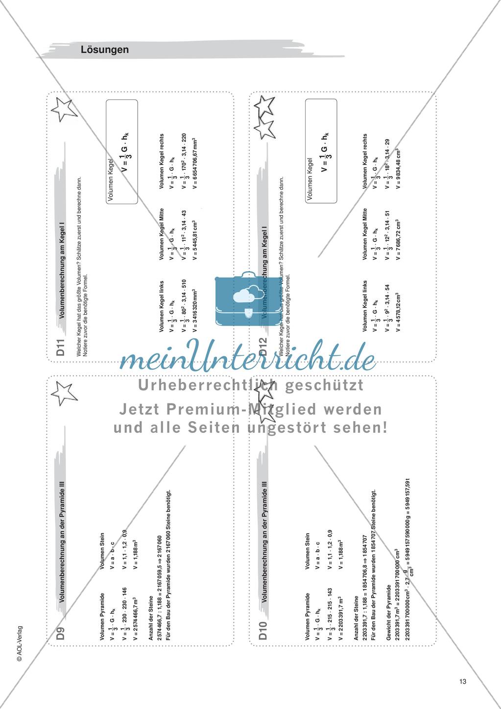 Freiarbeit: Geometrische Körper Preview 15