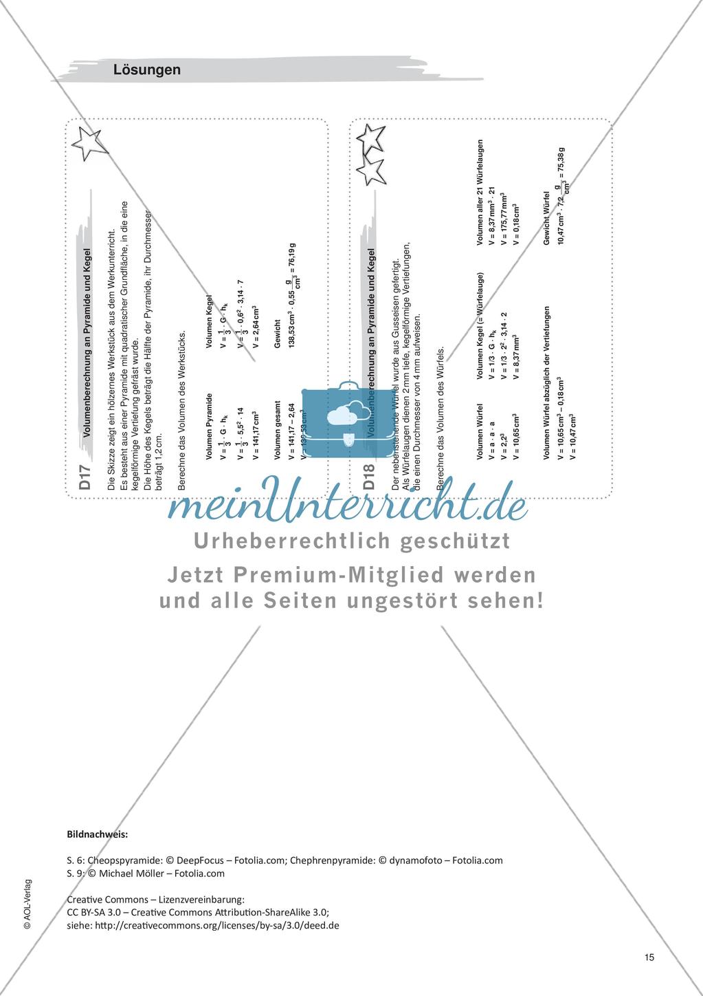 Freiarbeit: Geometrische Körper Preview 17