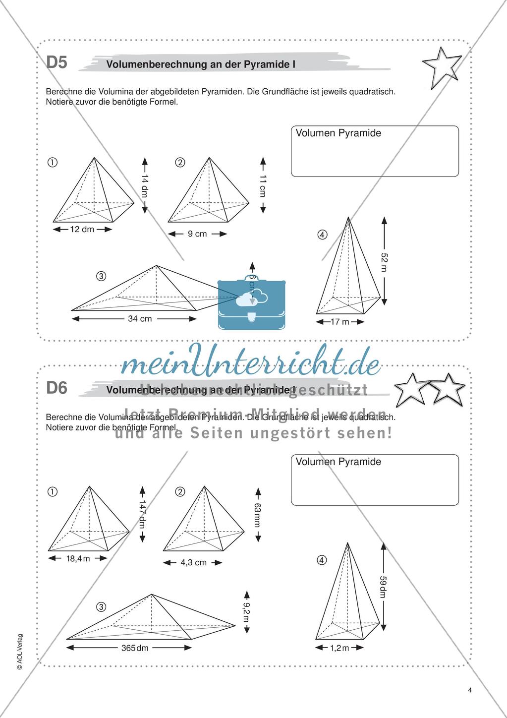 Freiarbeit: Geometrische Körper Preview 6