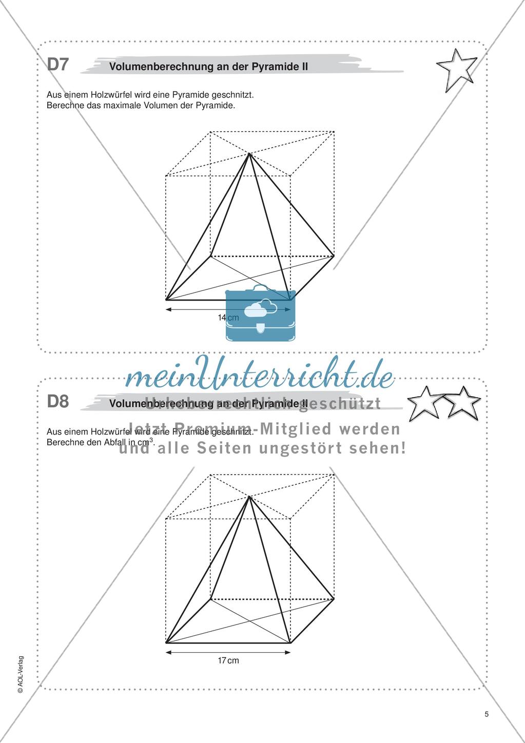 Freiarbeit: Geometrische Körper Preview 7