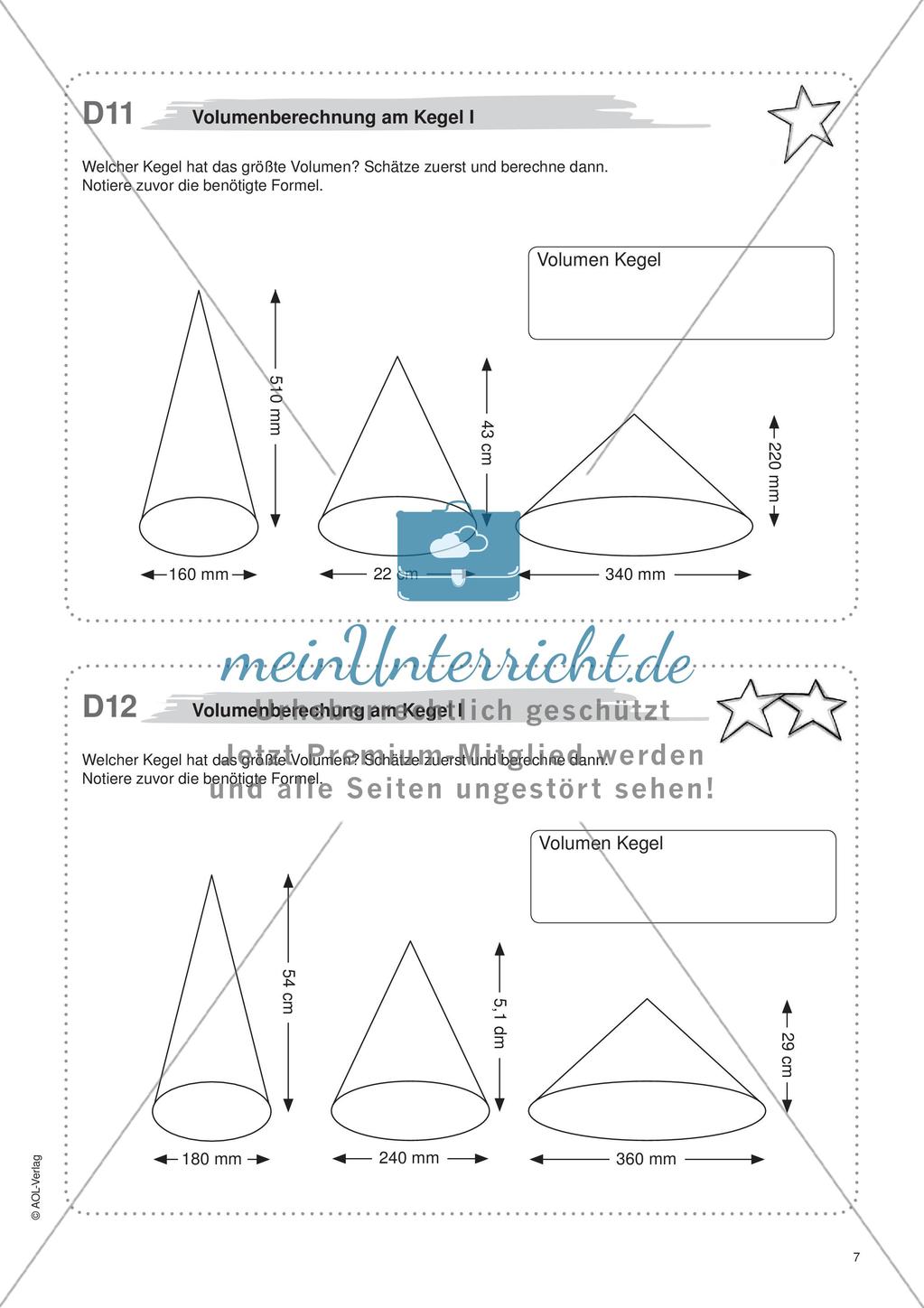 Freiarbeit: Geometrische Körper Preview 9