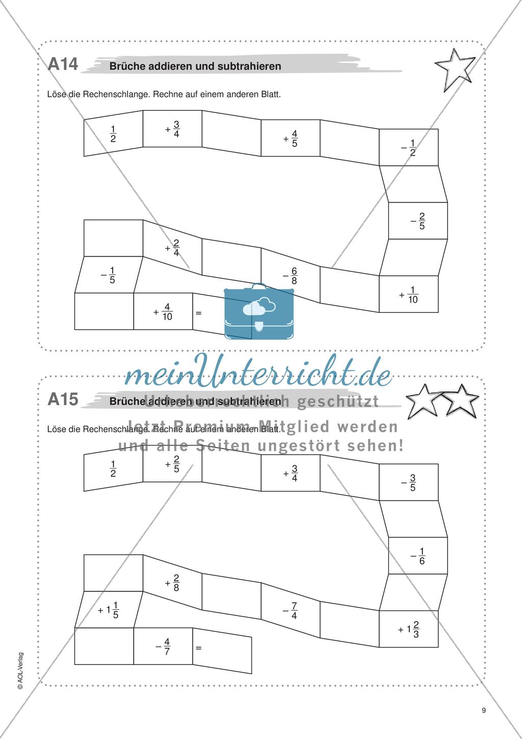 Freiarbeit: Bruchzahlen Preview 11