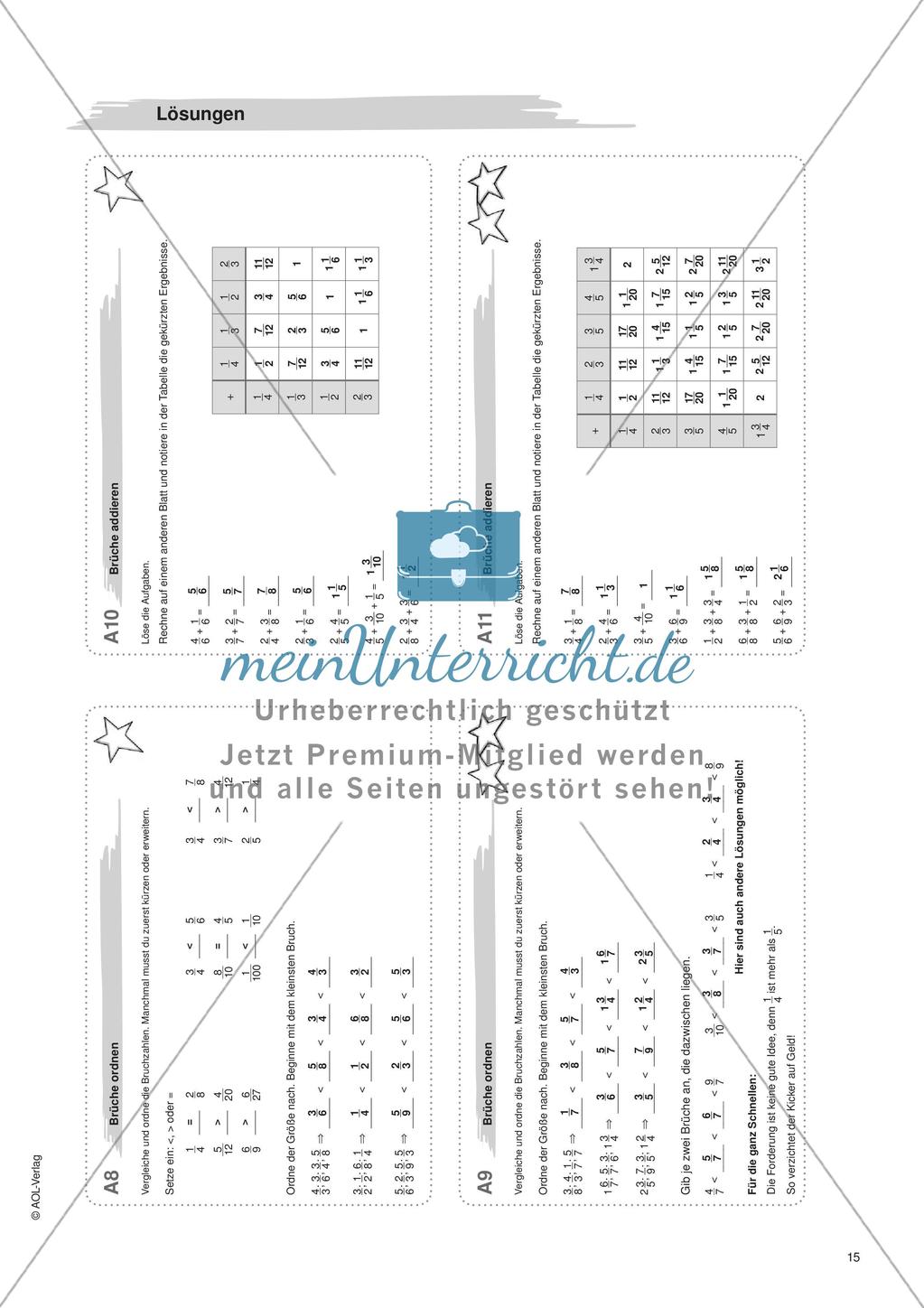Freiarbeit: Bruchzahlen Preview 17