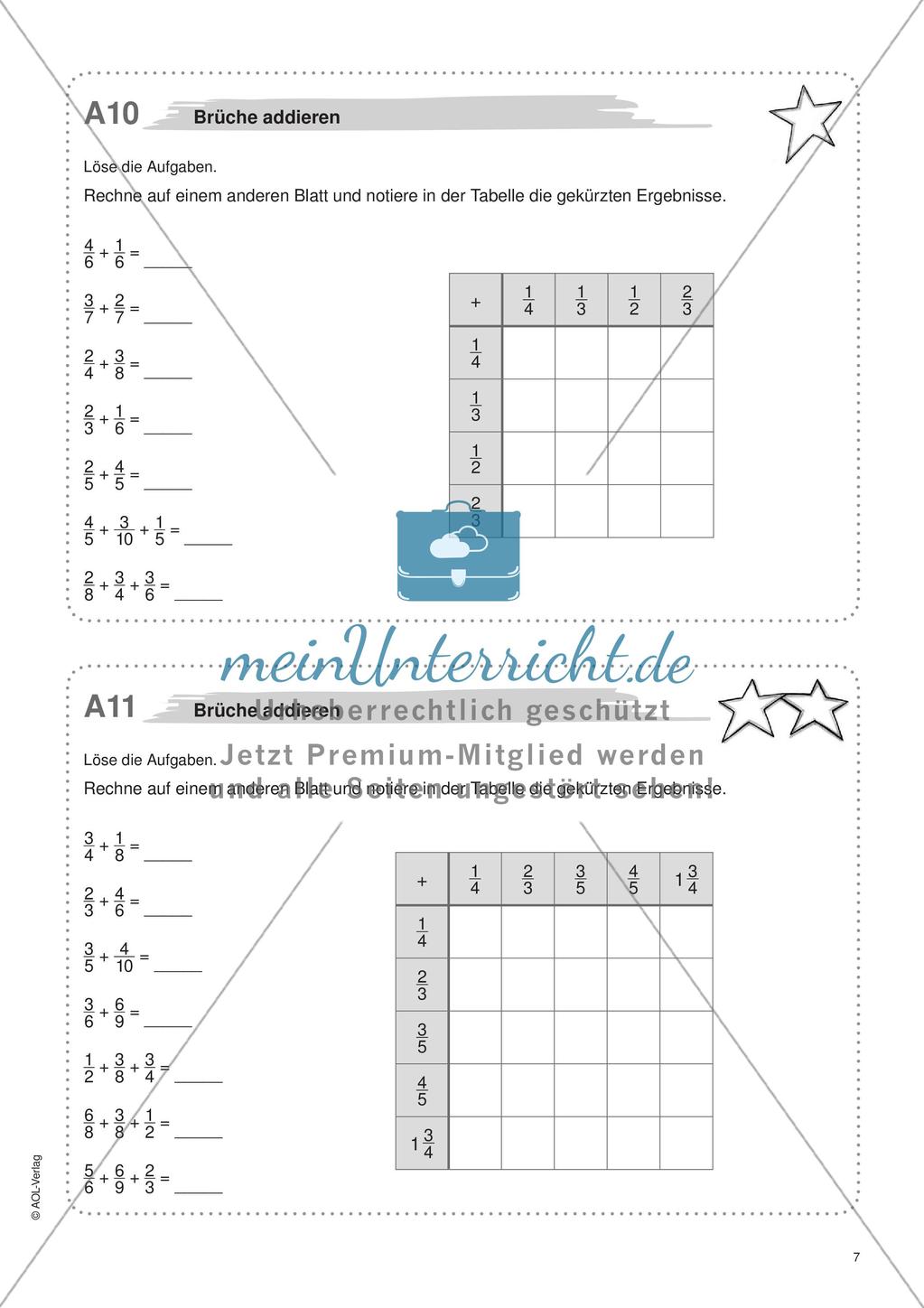 Freiarbeit: Bruchzahlen Preview 9