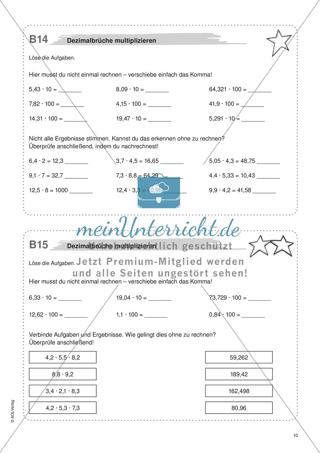 Freiarbeit: Dezimalbrüche Preview 12