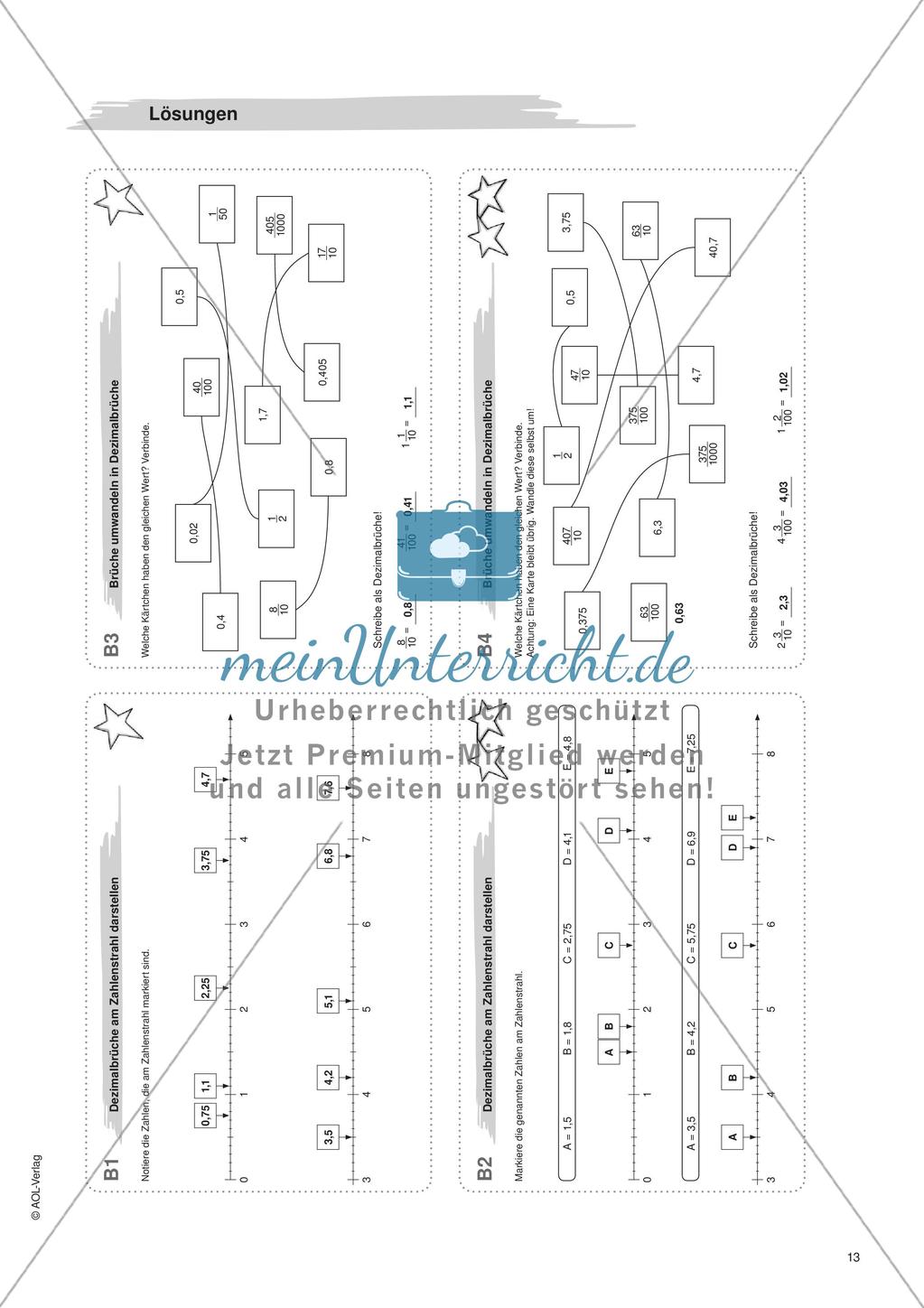 Freiarbeit: Dezimalbrüche Preview 15