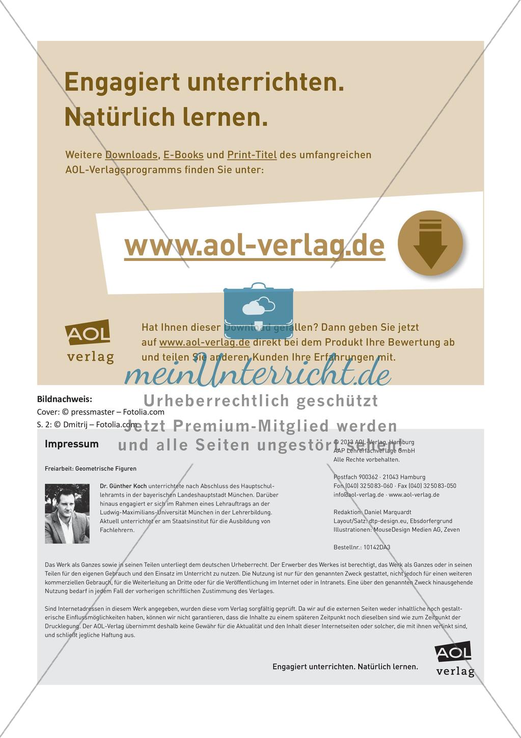 Freiarbeit: Geometrische Figuren Preview 24