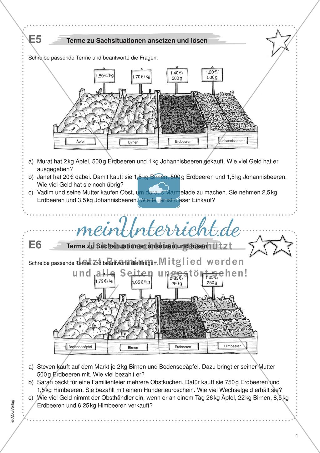 Terme und Gleichungen Preview 6