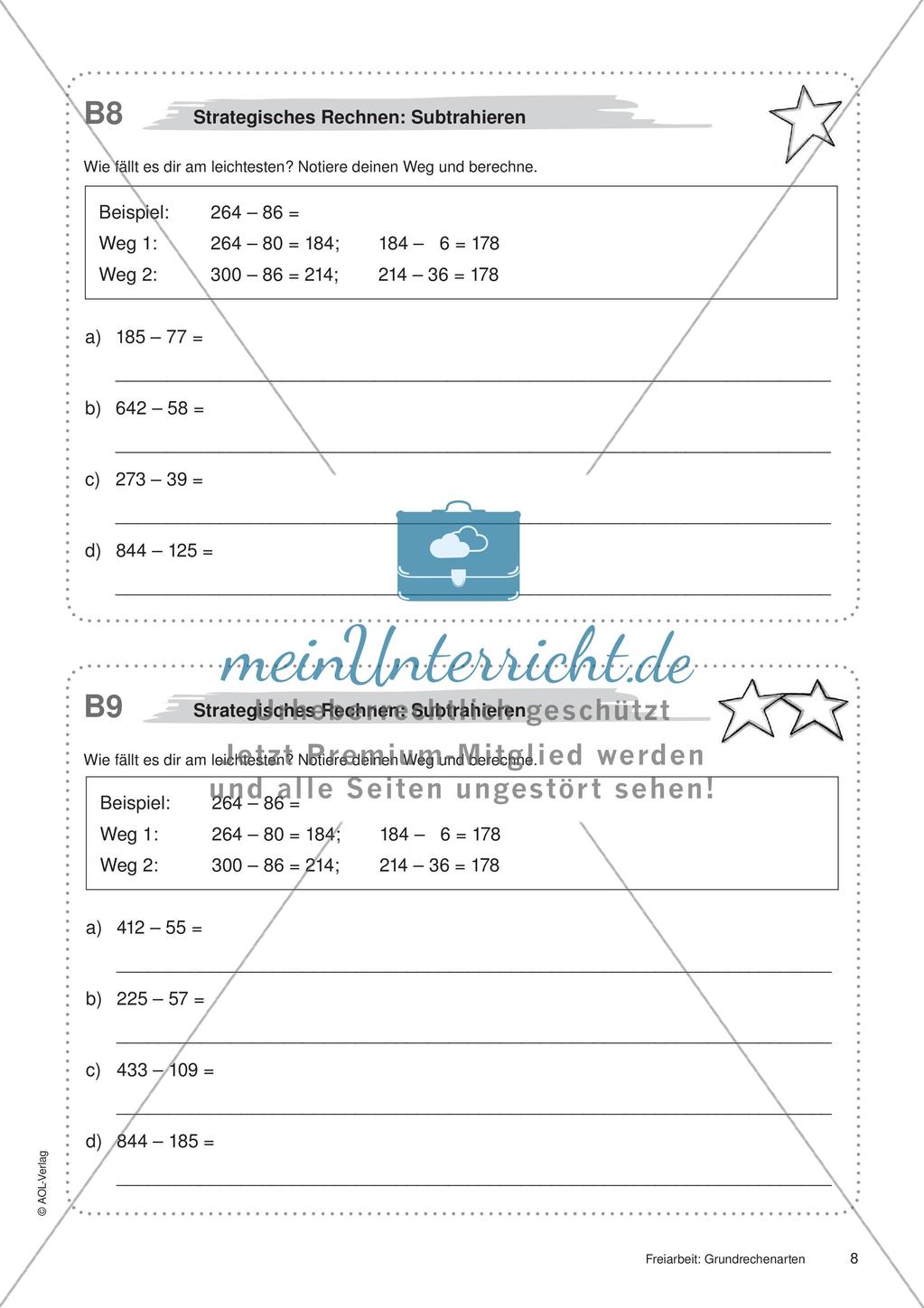 Grundrechenarten: Materialien in zwei Differenzierungsstufen Preview 10