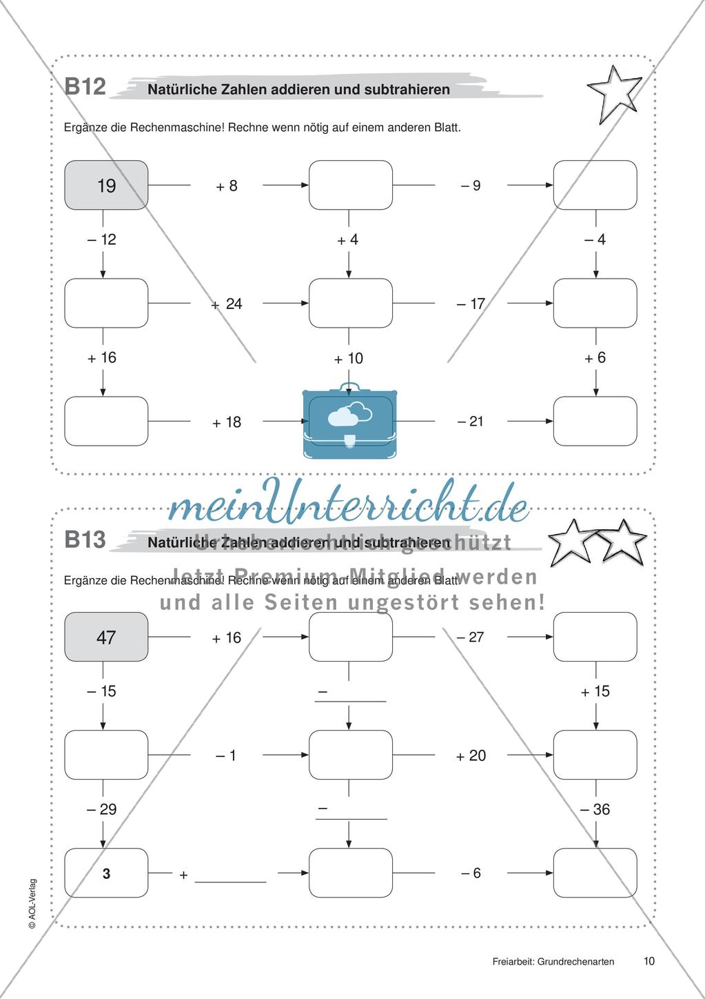 Grundrechenarten: Materialien in zwei Differenzierungsstufen Preview 12