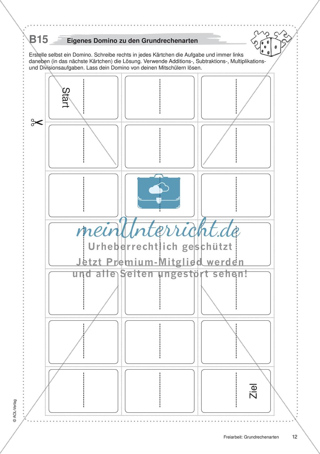 Grundrechenarten: Materialien in zwei Differenzierungsstufen Preview 14