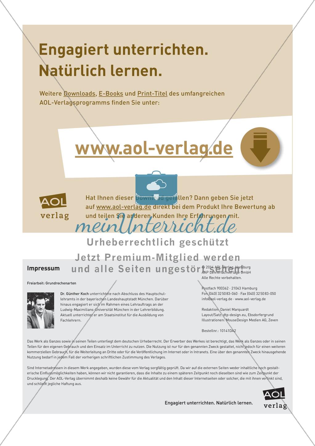 Grundrechenarten: Materialien in zwei Differenzierungsstufen Preview 19