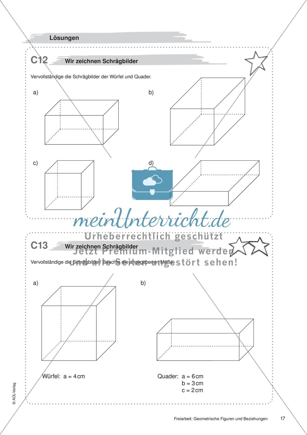 Geometrische Figuren und Beziehungen: Materialien in zwei Differenzierungsstufen Preview 19