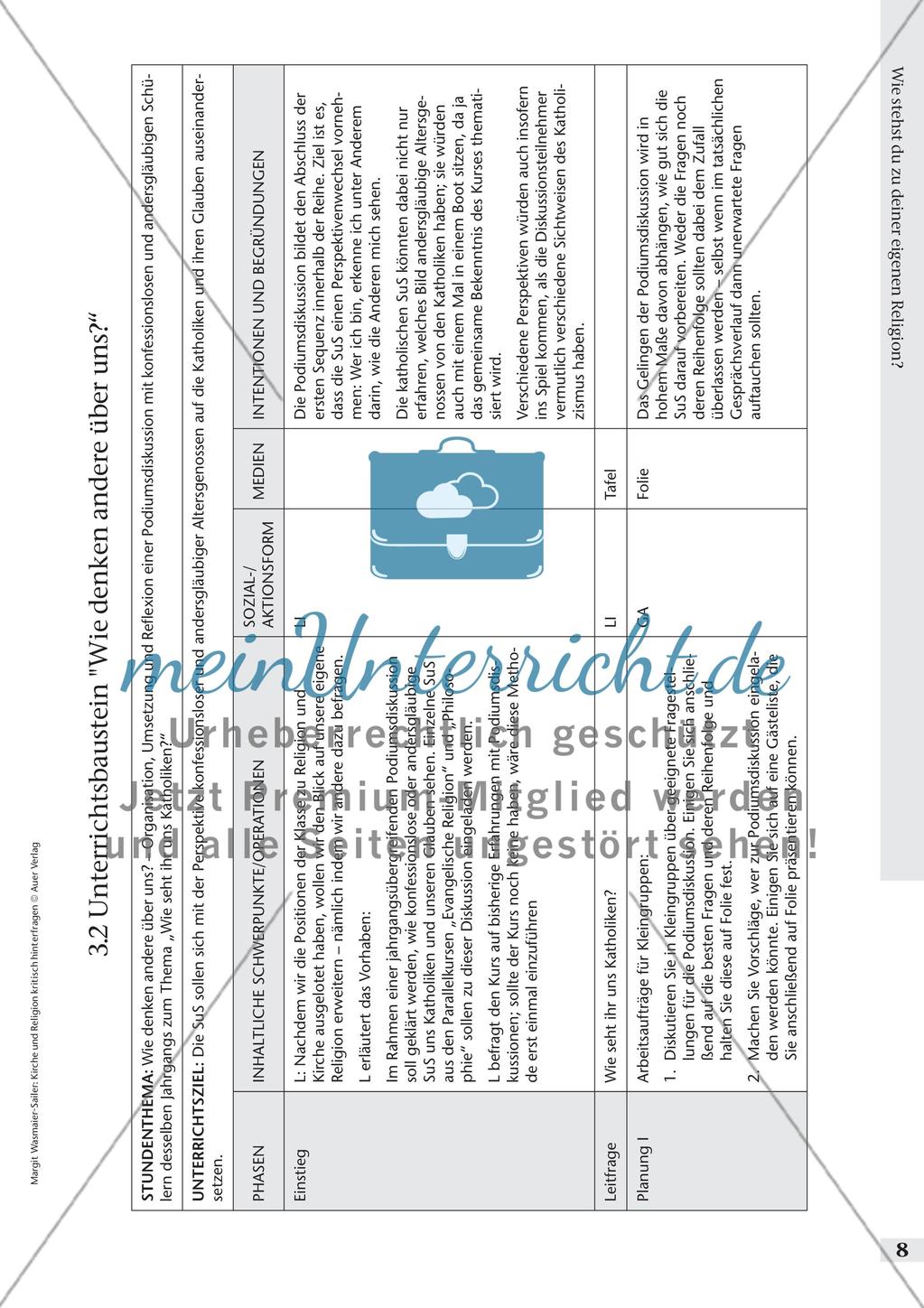 Kirche und Religion kritisch hinterfragen - Positionierung zur eigenen Religion Preview 10