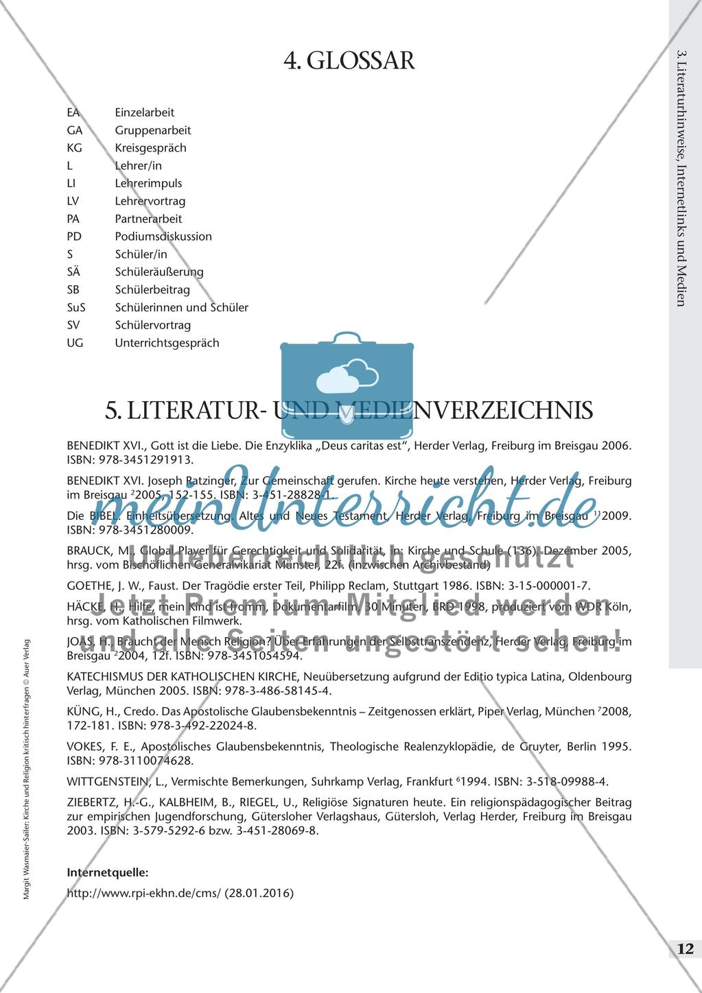 Kirche und Religion kritisch hinterfragen - Positionierung zur eigenen Religion Preview 14