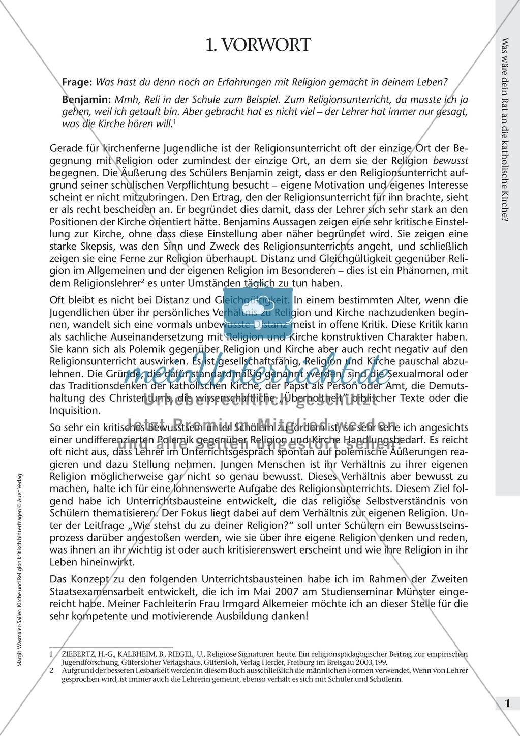 Kirche und Religion kritisch hinterfragen - Rat an die katholische Kirche Preview 3
