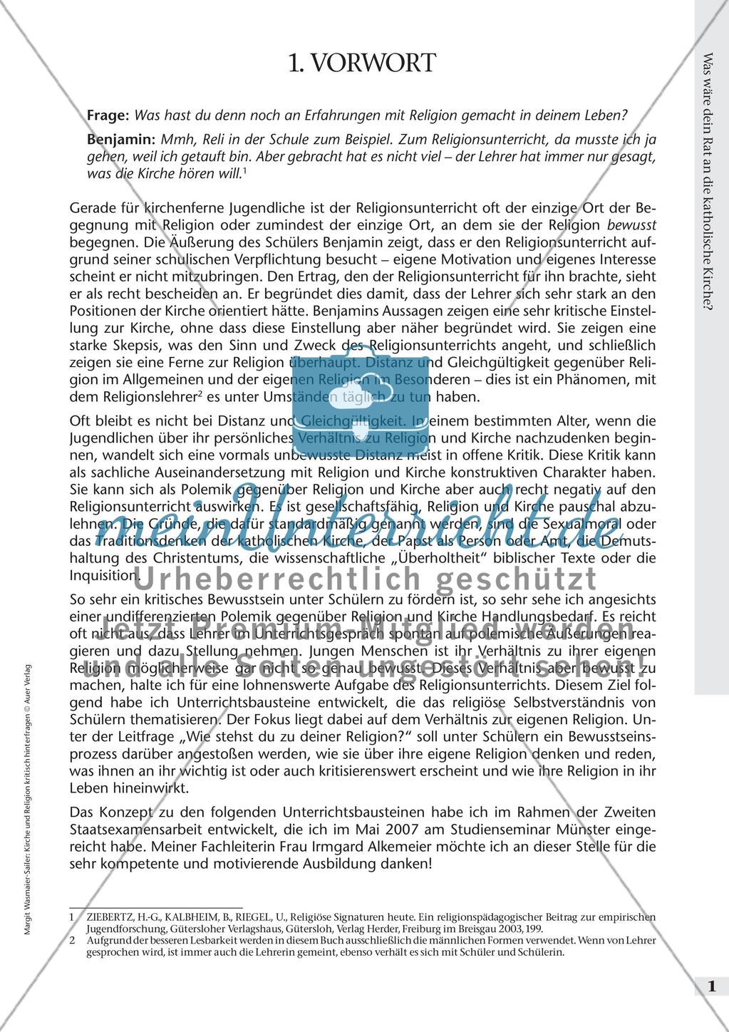 Kirche und Religion kritisch hinterfragen - Rat an die katholische Kirche Preview 3