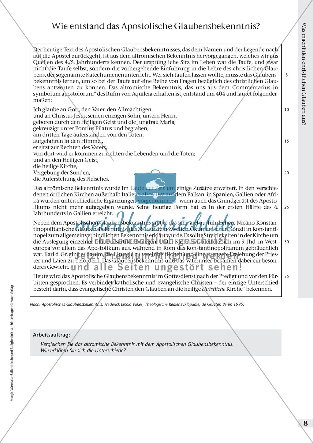 Kirche und Religion kritisch hinterfragen - Merkmale des christlichen Glaubens Preview 10