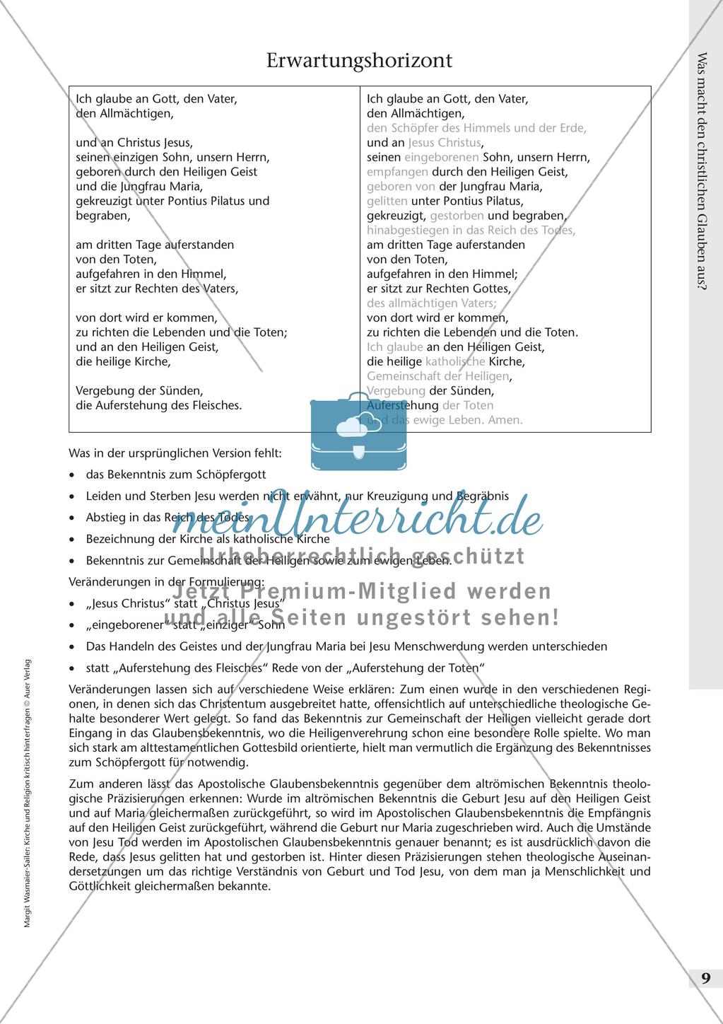 Kirche und Religion kritisch hinterfragen - Merkmale des christlichen Glaubens Preview 11