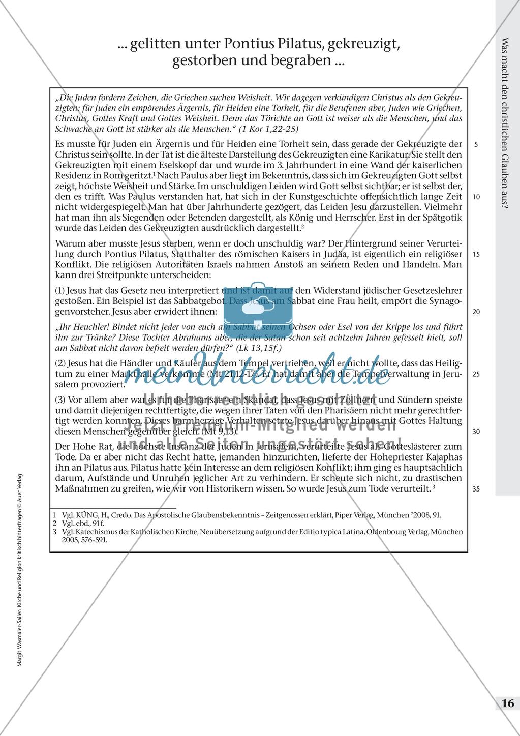 Kirche und Religion kritisch hinterfragen - Merkmale des christlichen Glaubens Preview 18
