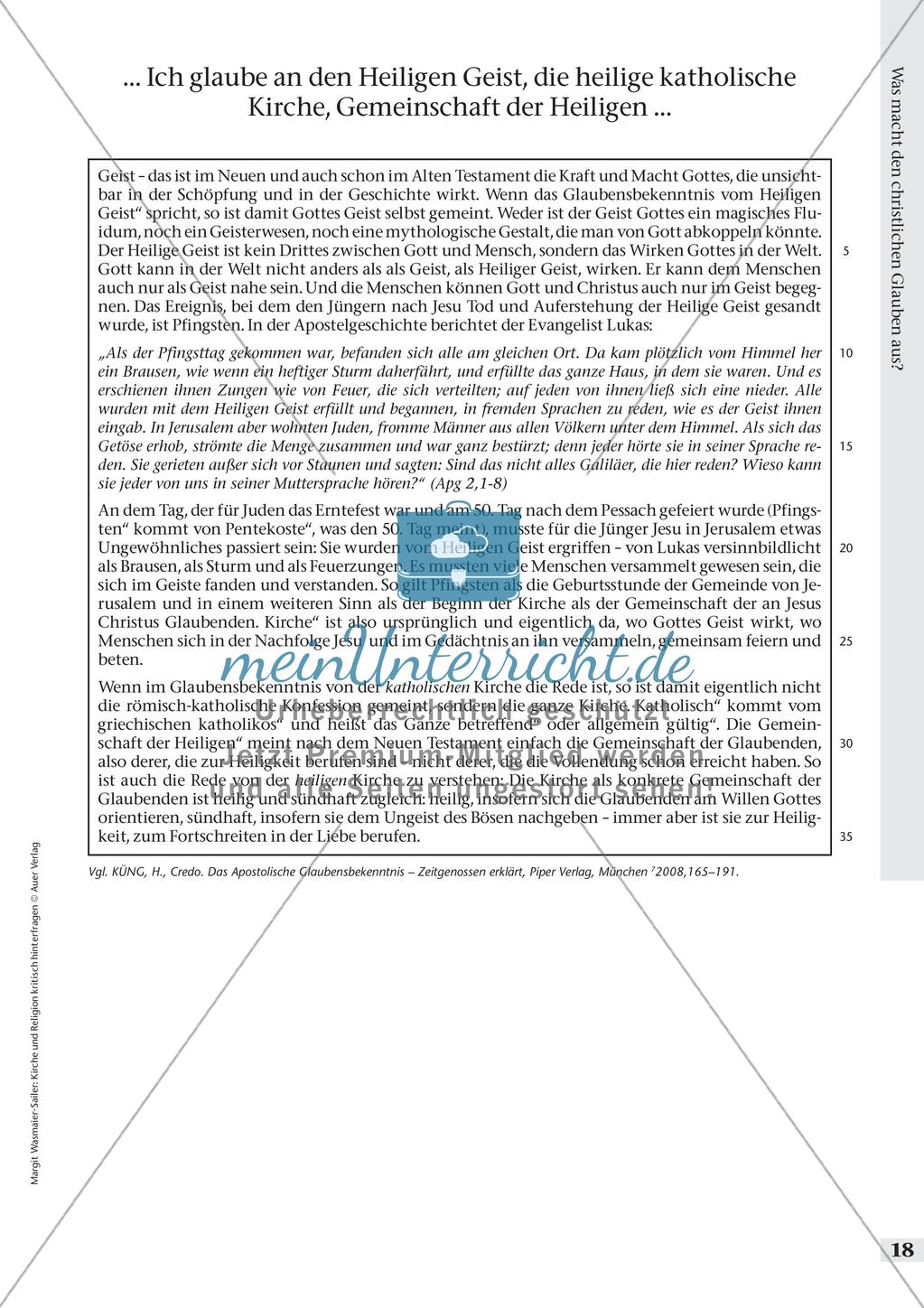 Kirche und Religion kritisch hinterfragen - Merkmale des christlichen Glaubens Preview 20