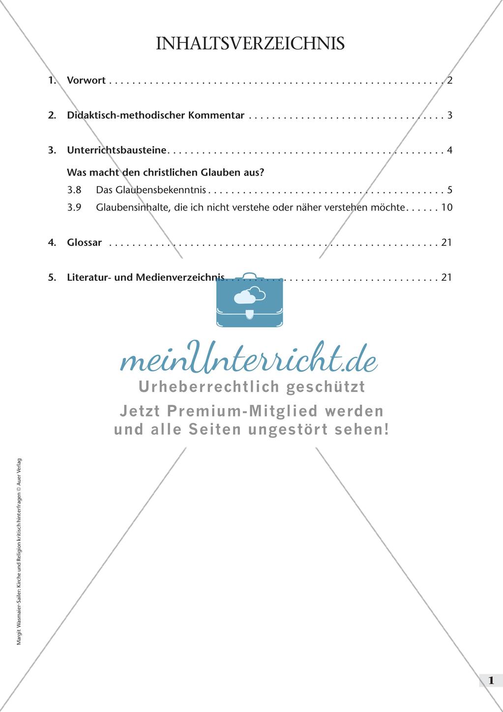 Kirche und Religion kritisch hinterfragen - Merkmale des christlichen Glaubens Preview 3