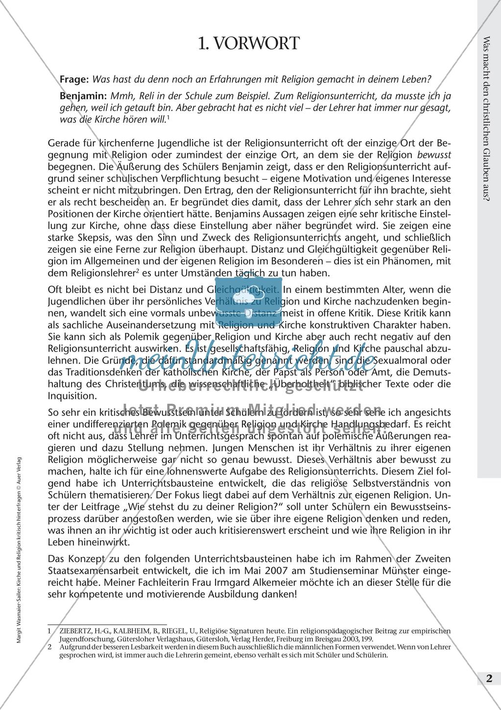 Kirche und Religion kritisch hinterfragen - Merkmale des christlichen Glaubens Preview 4