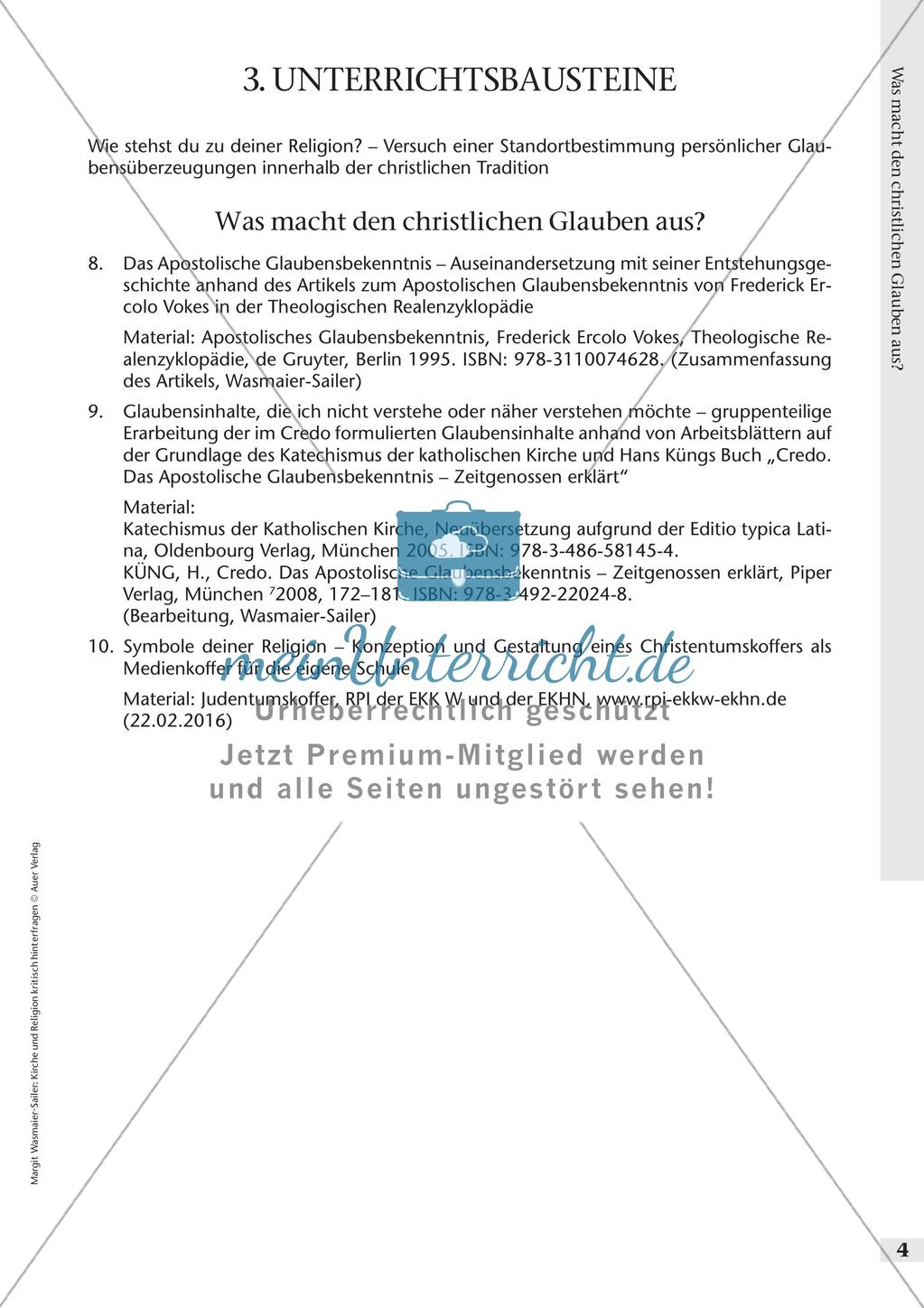 Kirche und Religion kritisch hinterfragen - Merkmale des christlichen Glaubens Preview 6