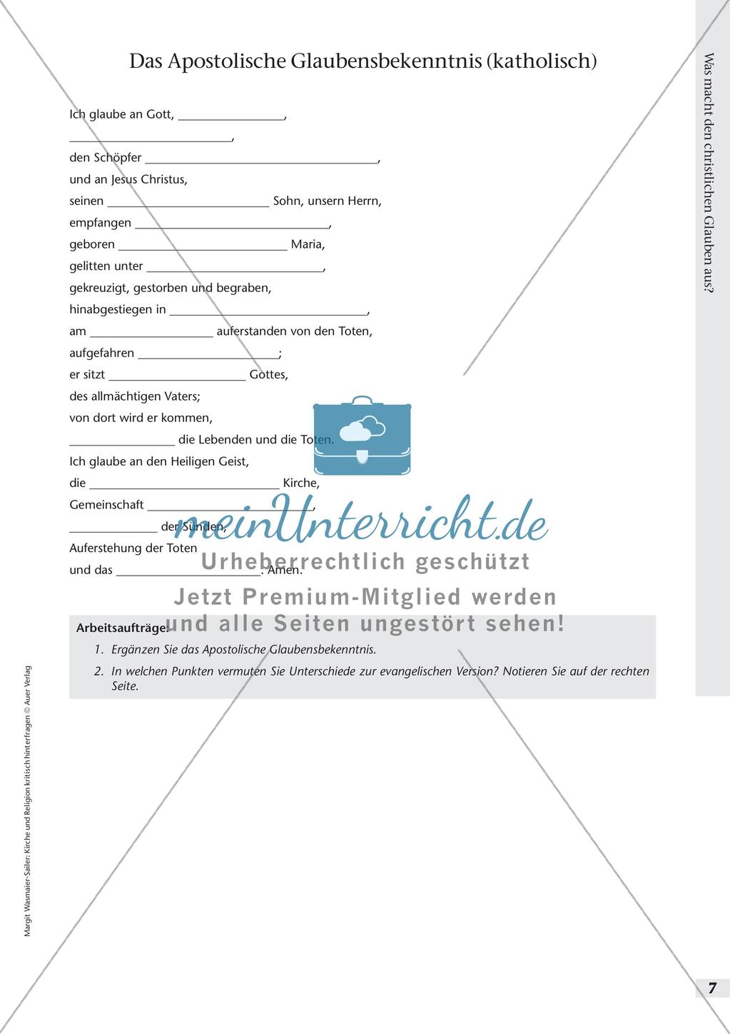 Kirche und Religion kritisch hinterfragen - Merkmale des christlichen Glaubens Preview 9
