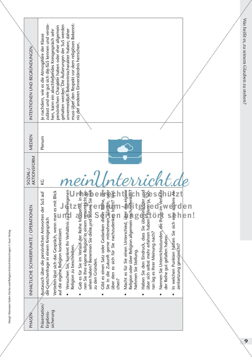 Kirche und Religion kritisch hinterfragen - Zu seinem Glauben stehen Preview 11