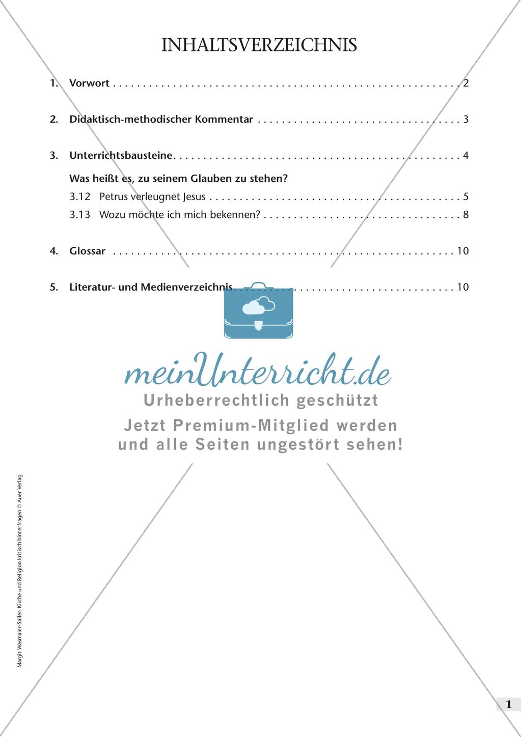 Kirche und Religion kritisch hinterfragen - Zu seinem Glauben stehen Preview 3
