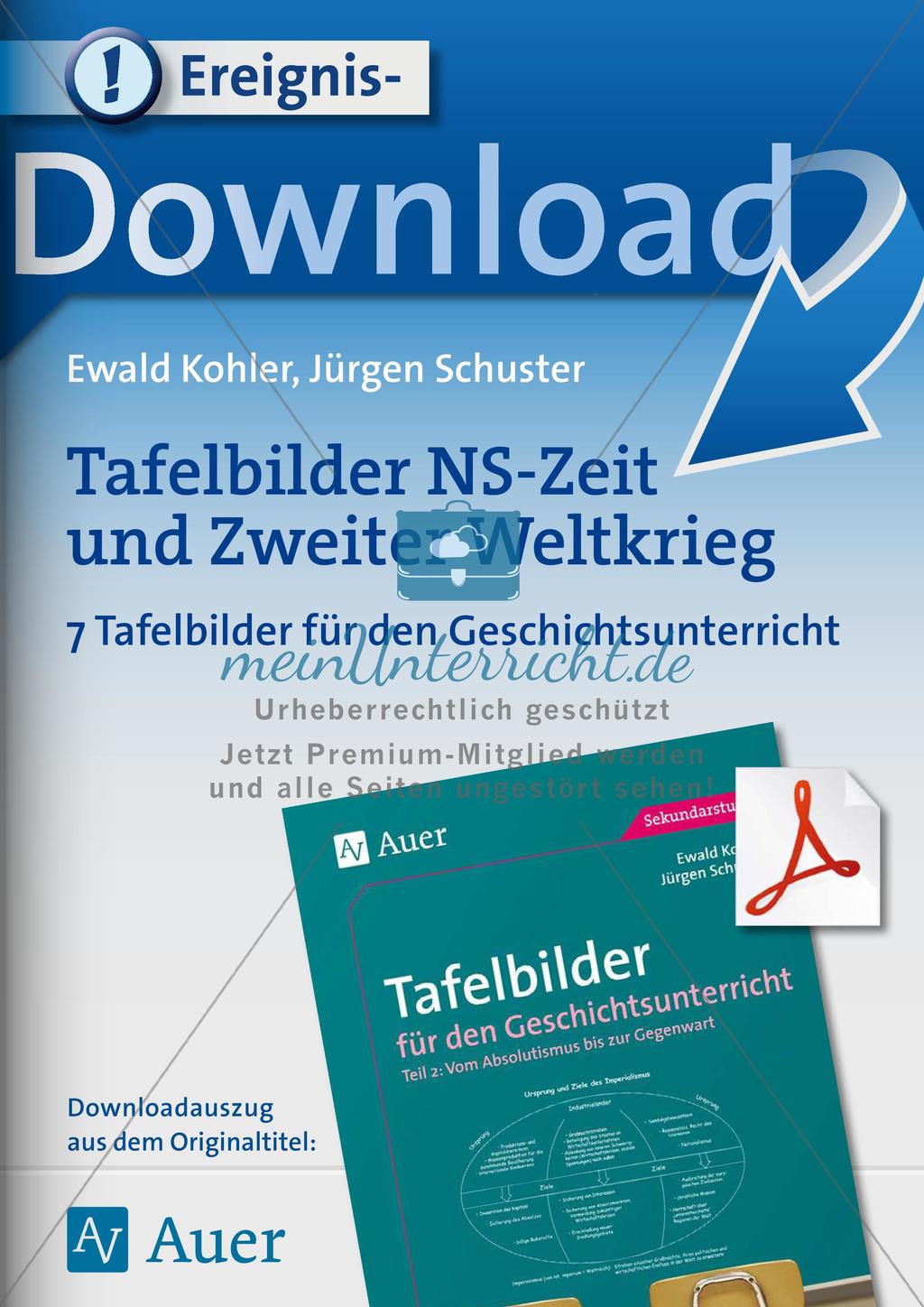 Tafelbilder zur NS-Zeit und zum Zweiten Weltkrieg Preview 1