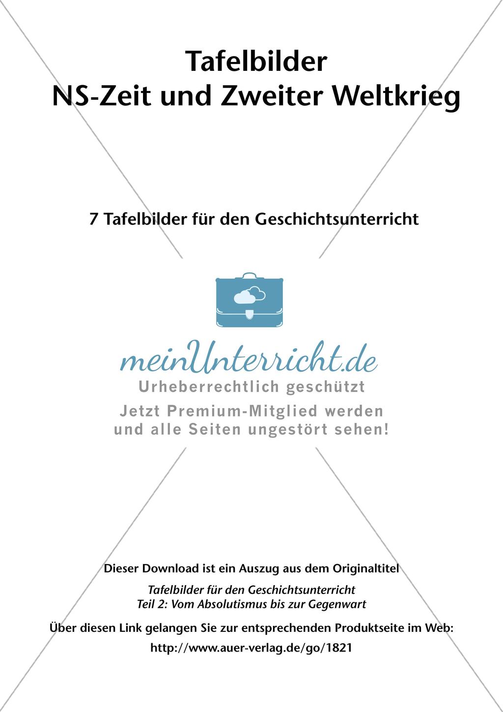 Tafelbilder zur NS-Zeit und zum Zweiten Weltkrieg Preview 2