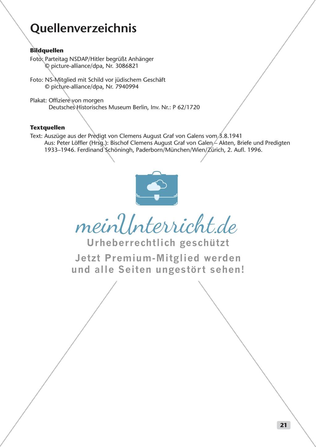 Stationenarbeit: Nationalsozialismus Preview 22