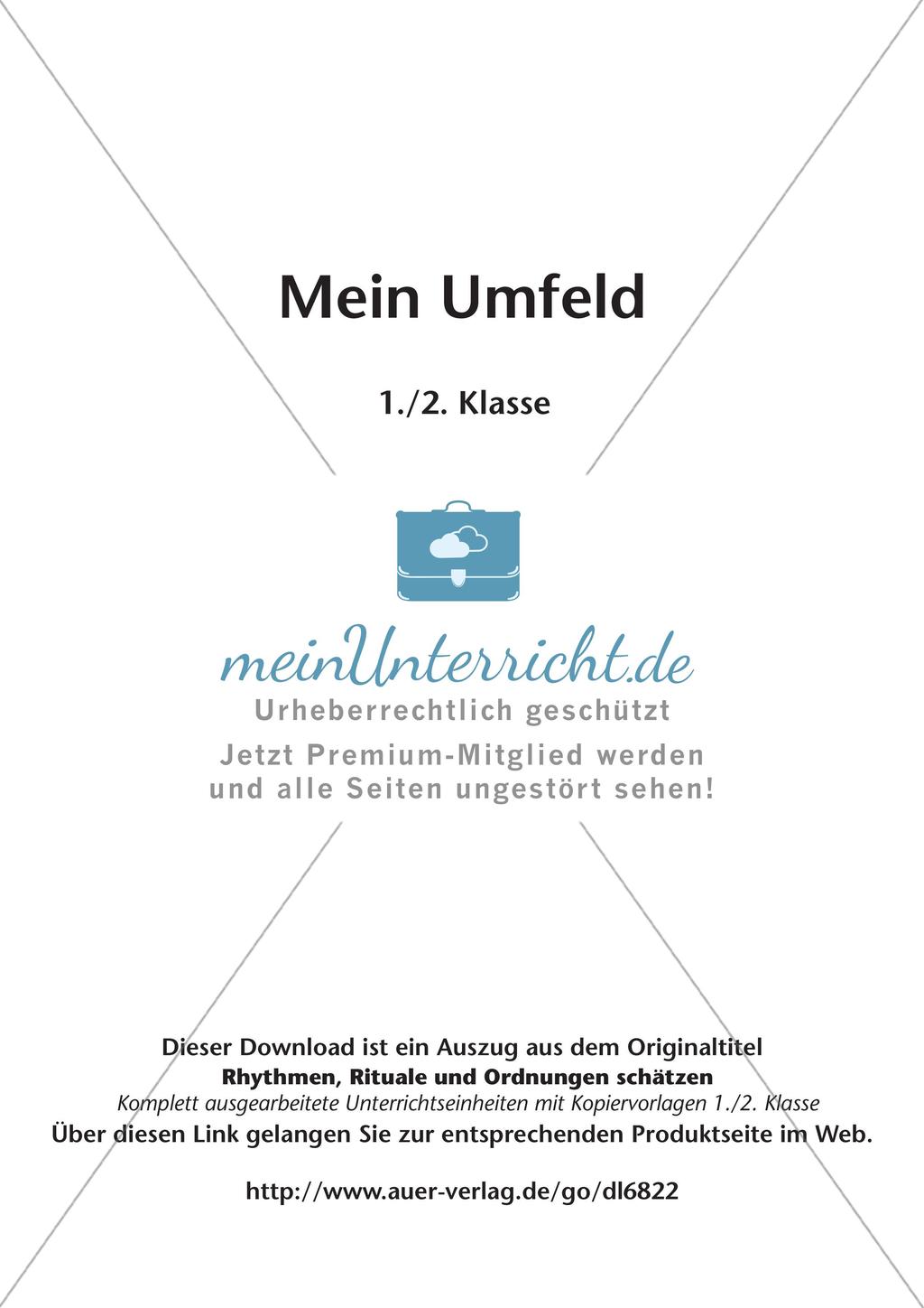 Rhythmen, Rituale und Ordnungen: Mein Umfeld Preview 2