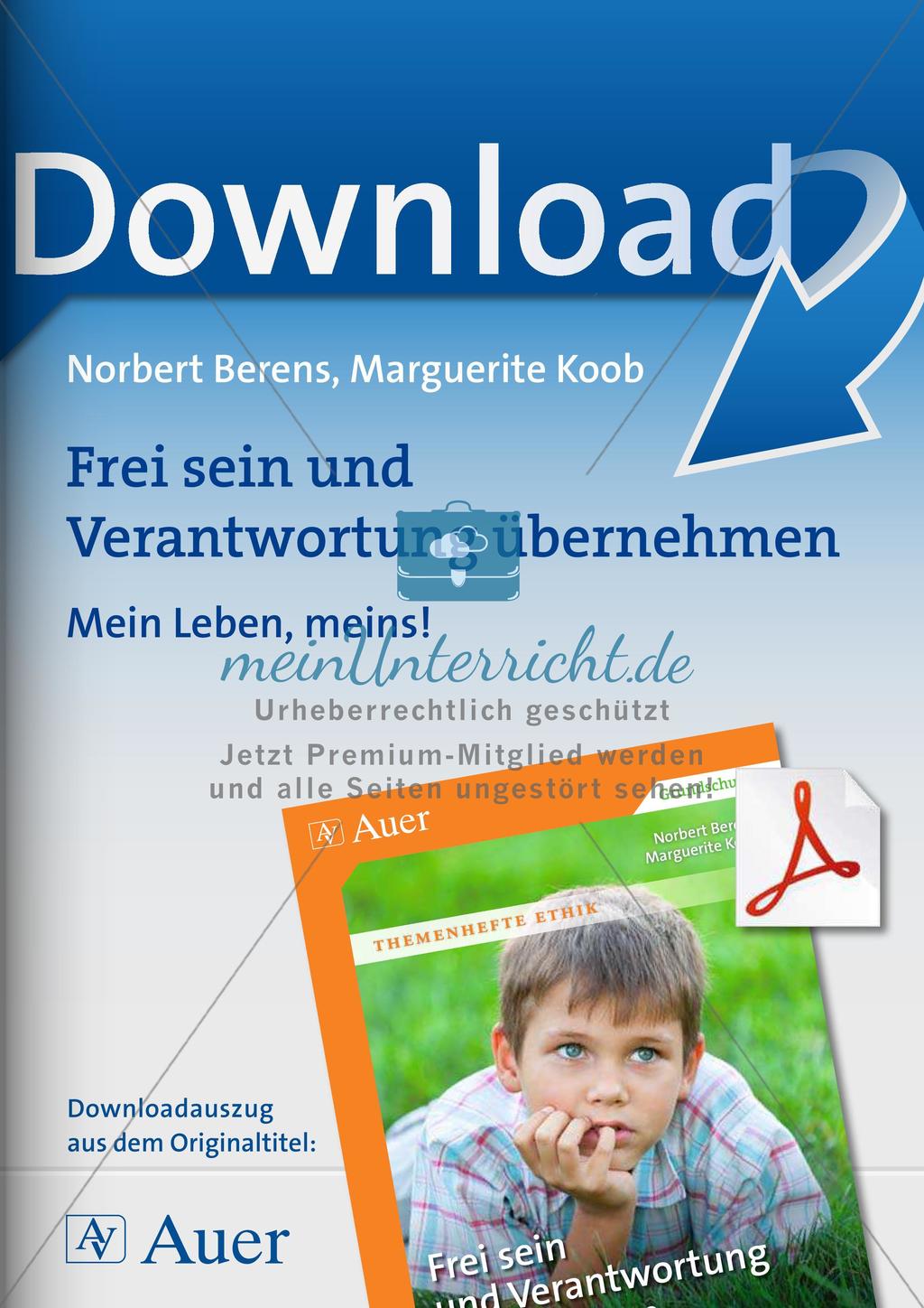 Frei sein und Verantwortung übernehmen: Mein Leben, meins! Preview 1