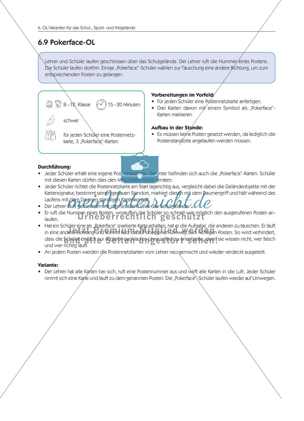 Orientierungsfähigkeit aufbauen: Spielvarianten Preview 12