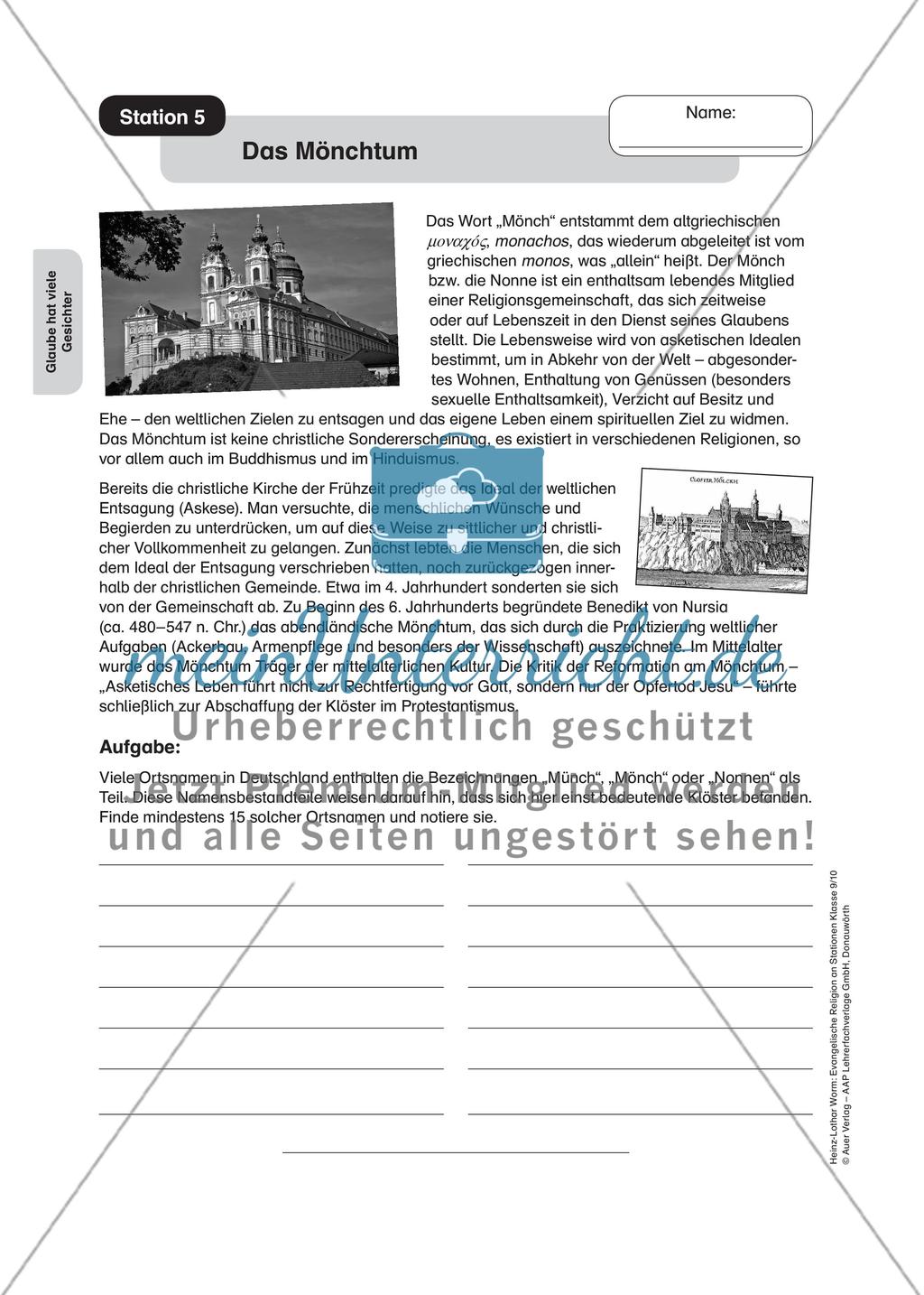 Evangelische Religion an Stationen: Glaube hat viele Gesichter Preview 7