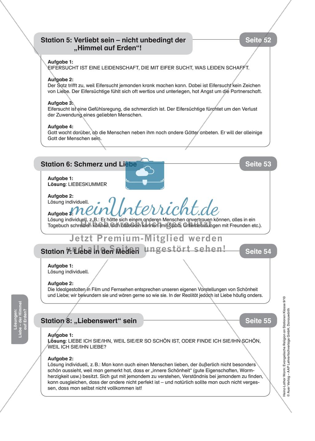 Evangelische Religion an Stationen: Liebe Preview 12