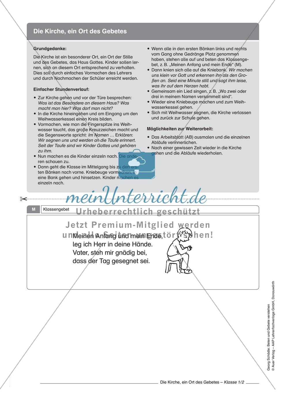 Beten und Gebete verstehen: Klasse 1/2 Preview 21