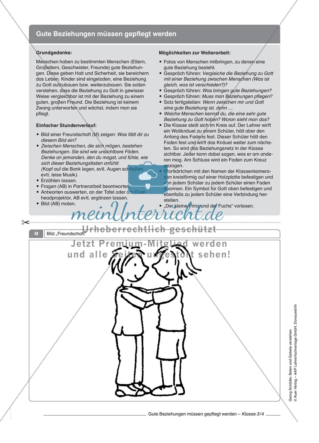 Beten und Gebete verstehen: Klasse 3/4 Preview 5