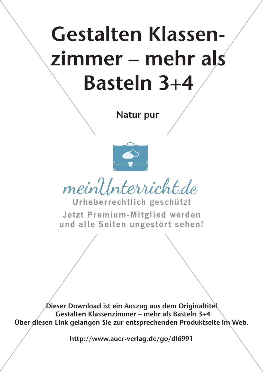 Gestalten für das Klassenzimmer: