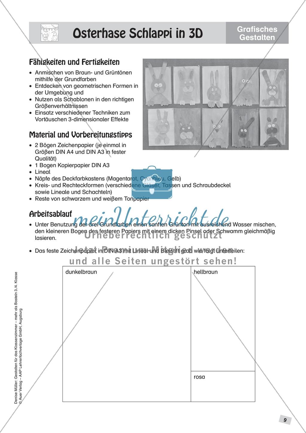 Gestalten für das Klassenzimmer: