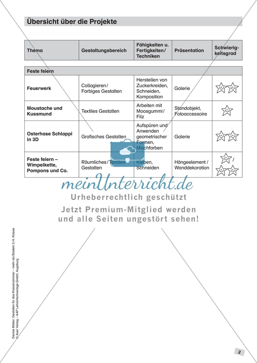 Gestalten für das Klassenzimmer: