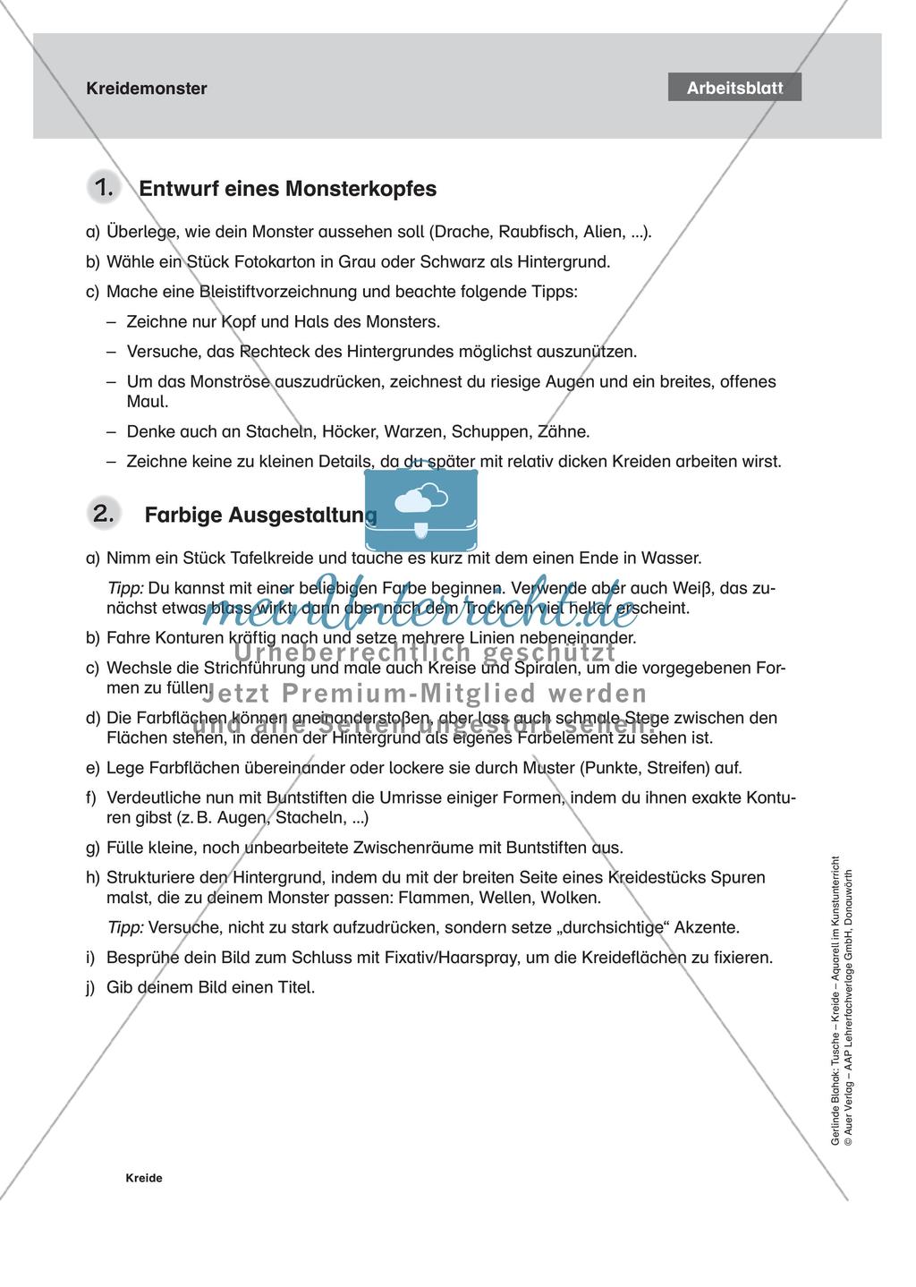 Vertiefung von Materialeinsatz: Kreide Preview 11