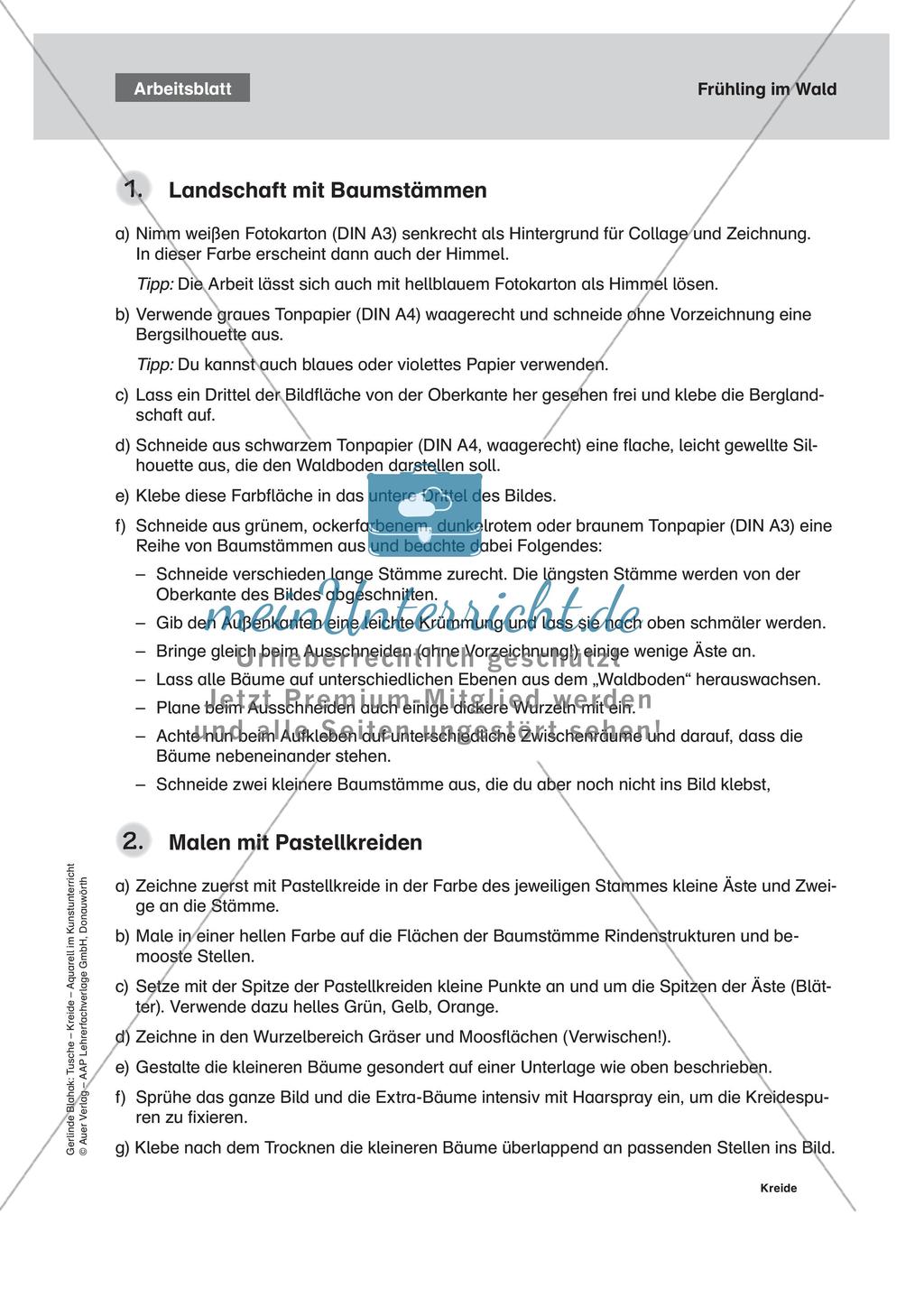 Vertiefung von Materialeinsatz: Kreide Preview 14