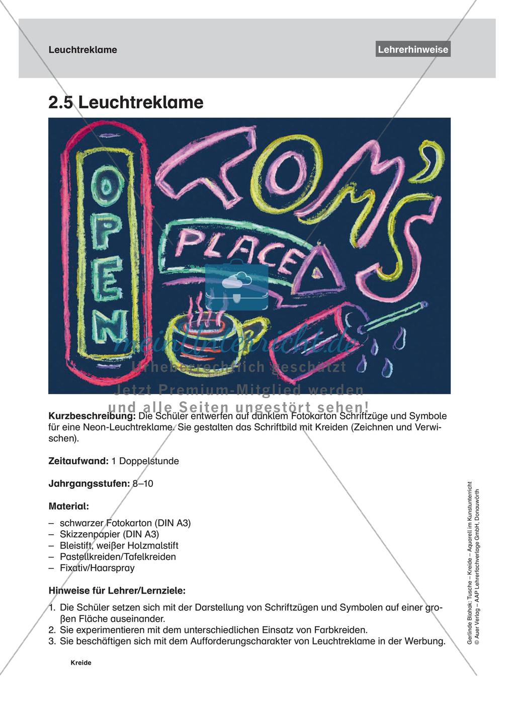 Vertiefung von Materialeinsatz: Kreide Preview 15