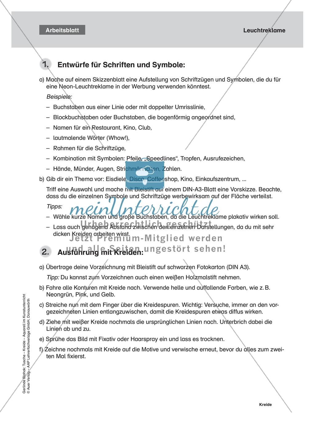 Vertiefung von Materialeinsatz: Kreide Preview 16