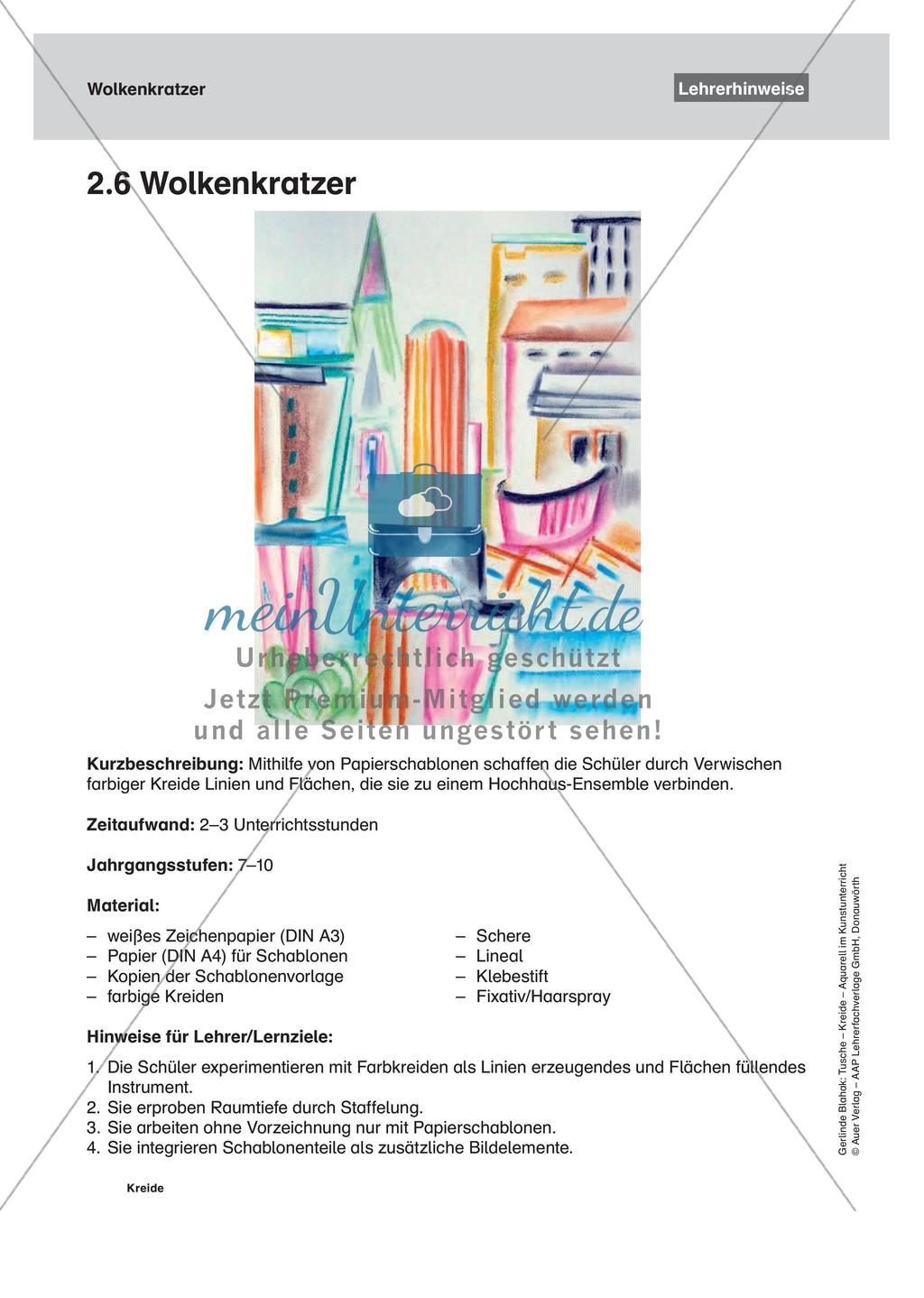 Vertiefung von Materialeinsatz: Kreide Preview 17