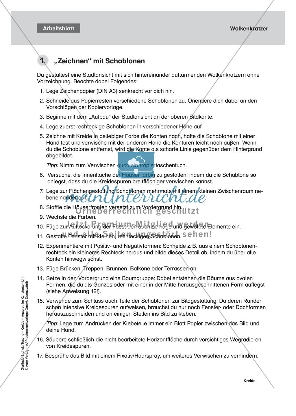 Vertiefung von Materialeinsatz: Kreide Preview 18